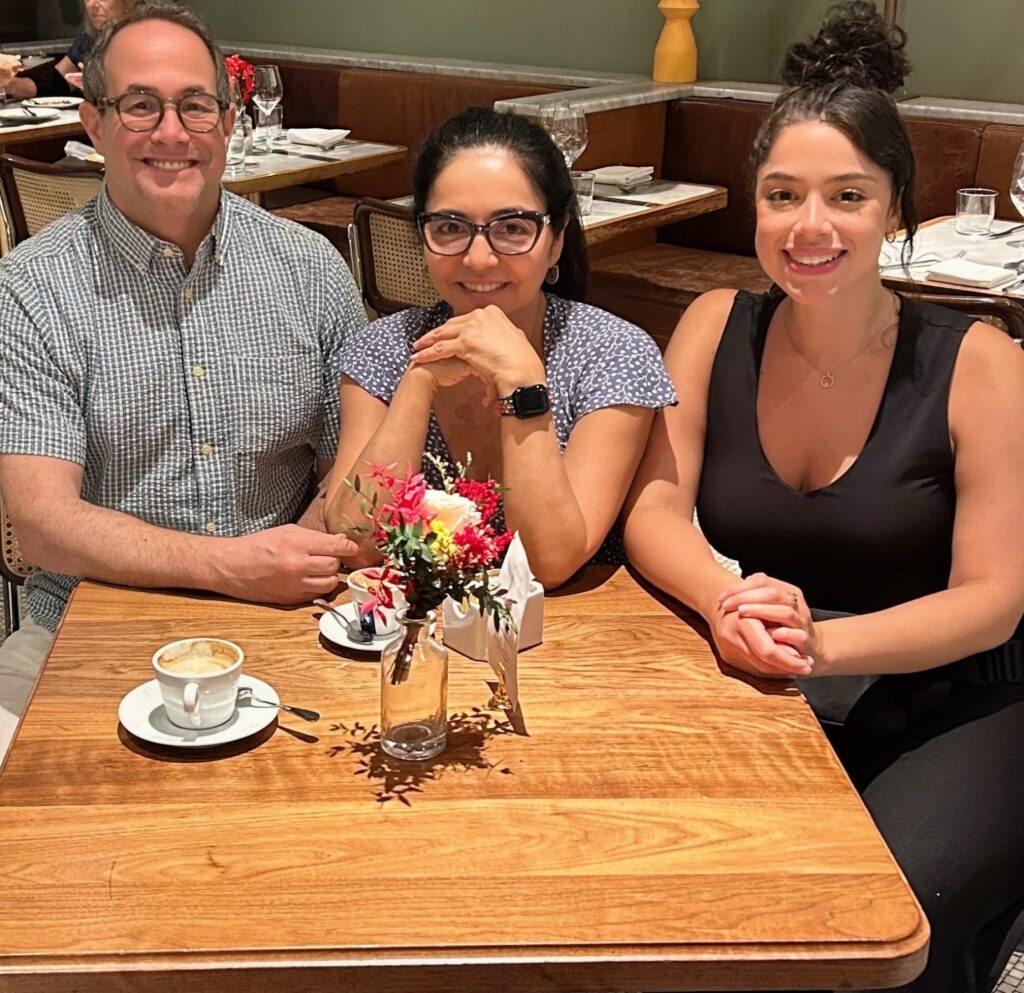 Marc Rapaport, Marcela Rapaport, and Karina Gulfo